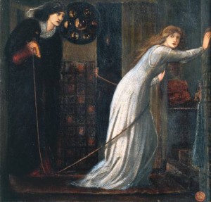 burne-jones_fair_rosamund Fair Rosamund and Queen Eleanor by E.C. Burne-Jones, 1862